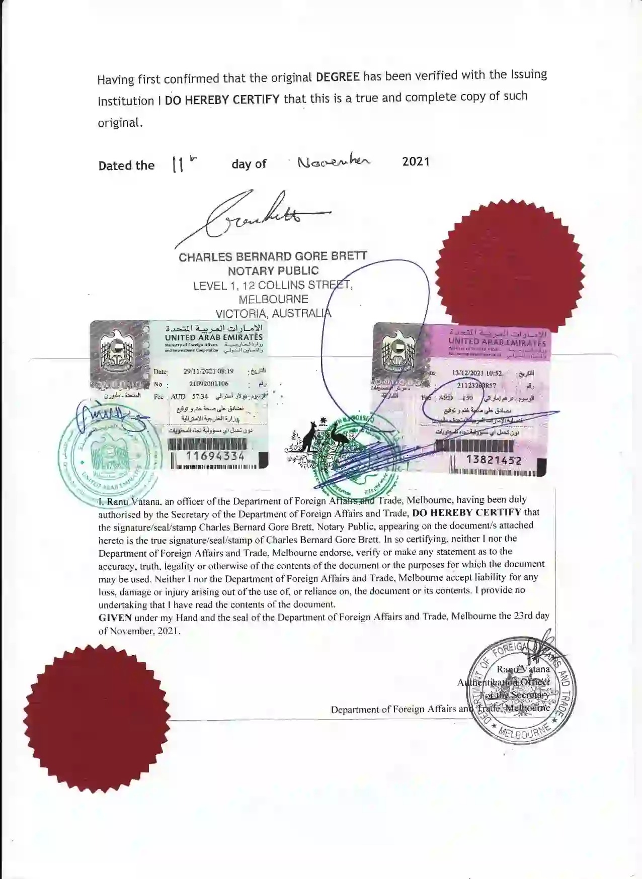 Australia Marriage Certificate Attestation for UAE- Family Visa Steps