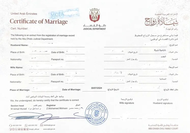 Egypt Marriage Certificate Attestation for UAE: What to Confirm First
