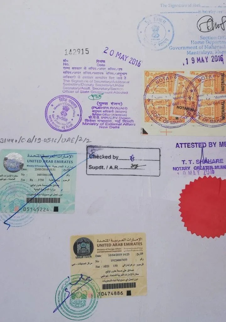 Indian Certificate Attestation for UAE: State, MEA, UAE Embassy & MOFA Steps